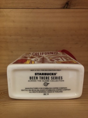 Starbucks Been There Series California Ceramic Gift Bag Ornament 2019 - Picture 7 of 8