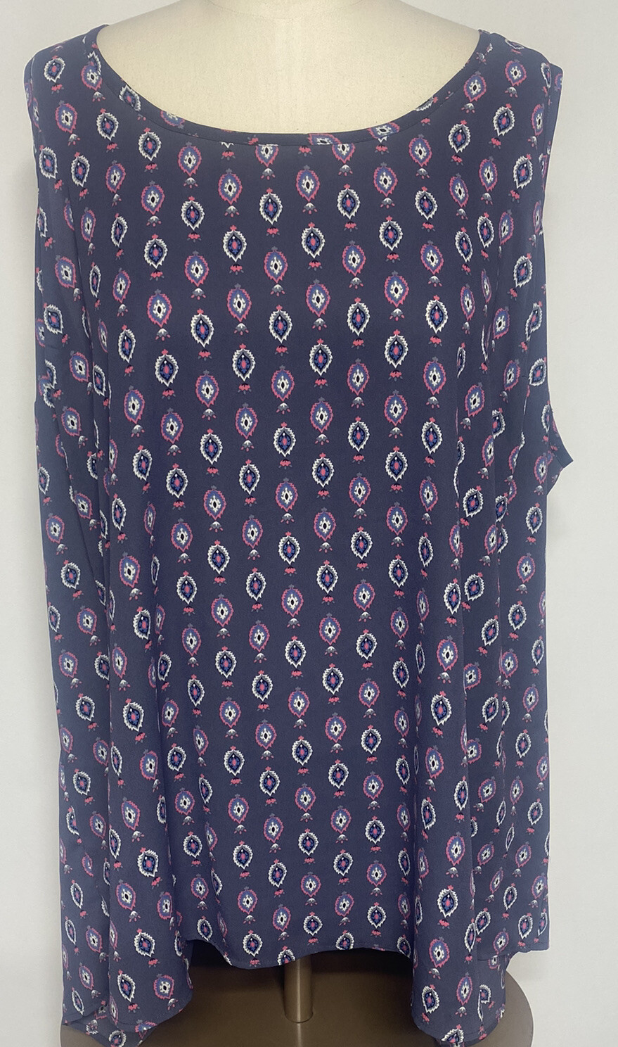 Torrid Women's Tank Top High Low Baby Doll Gray Grey Size 3
