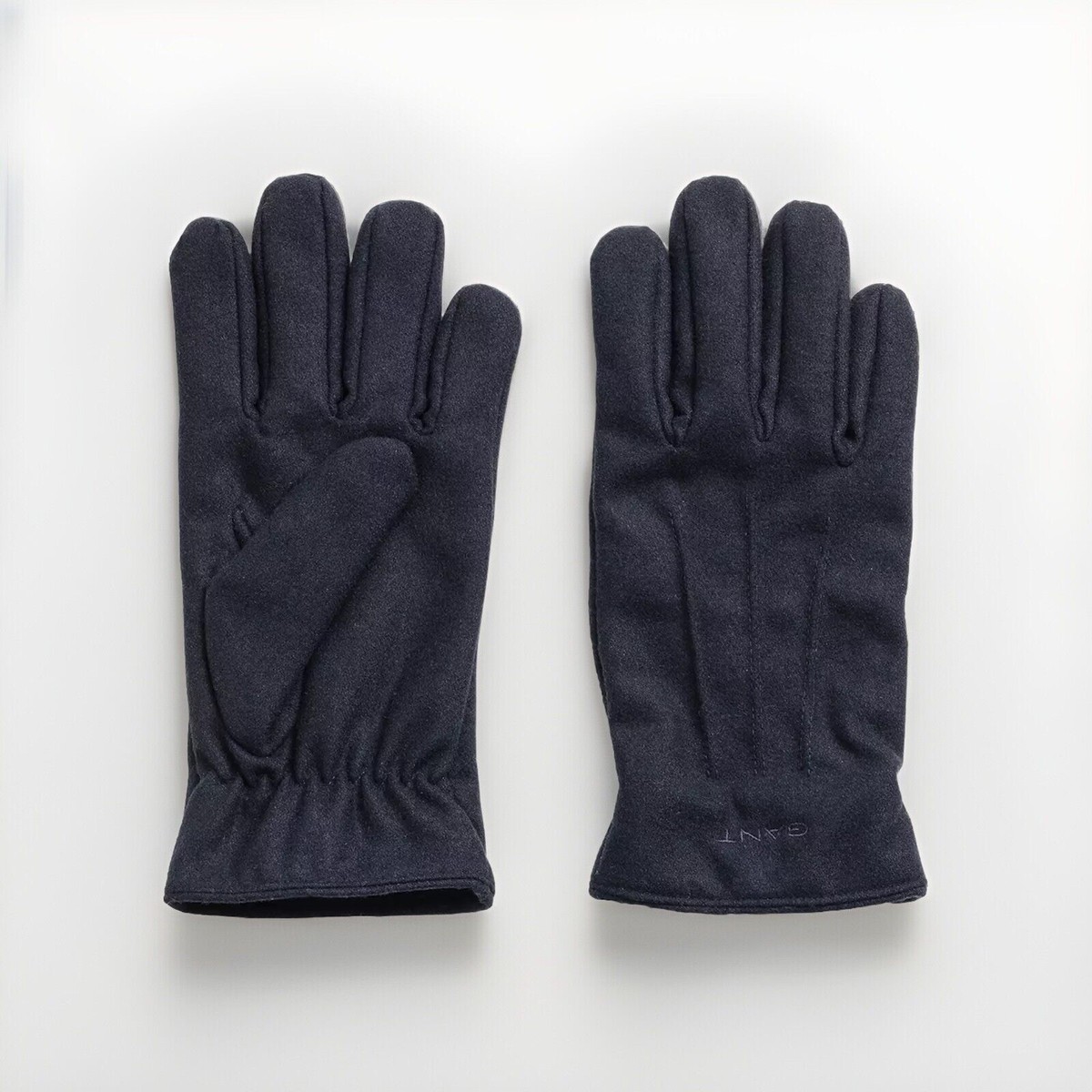 Gant Melton Wool Gloves Navy Heather S-M
