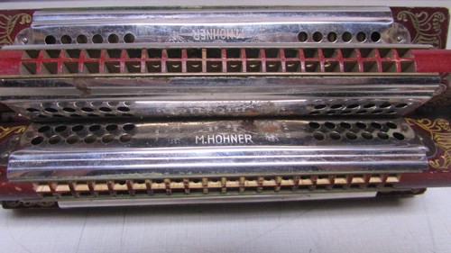 vintage HOHNER Germany SEXTET HARMONICA 1893-1900 A,B,F,C,G,D - Picture 7 of 12