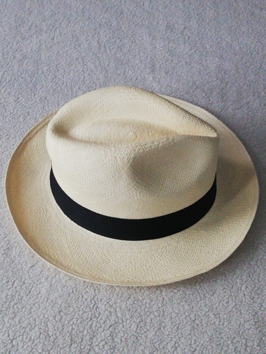 帽子 YOSSY PANAMA Grade3 Panama Quality 62 GENUINE ECUADOR HAT