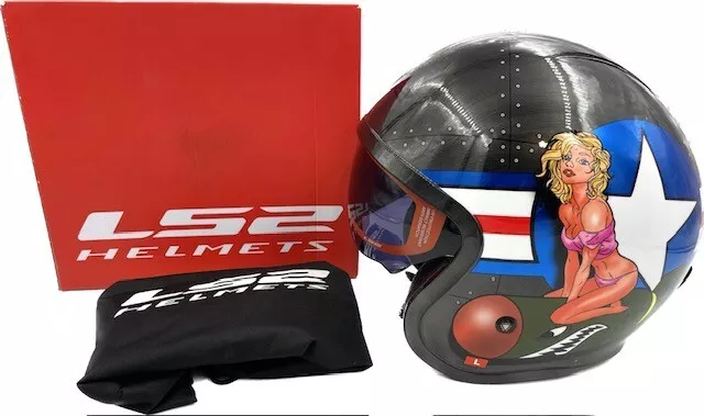 Ls2 spitfire sale bombrider helmet