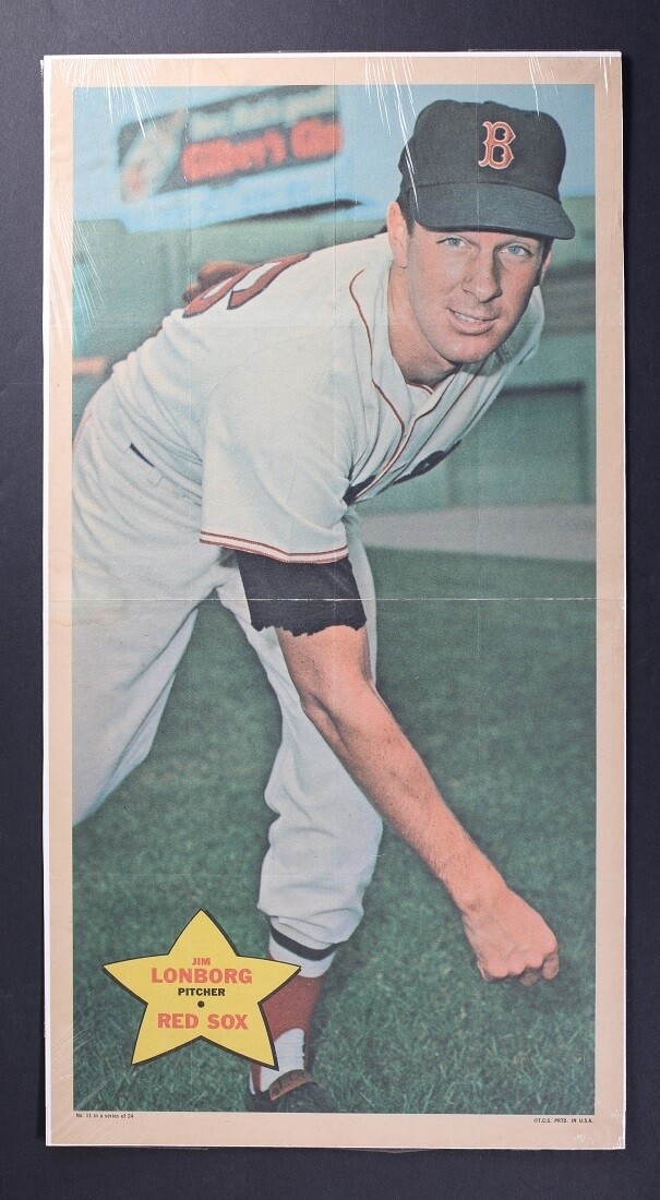 1968 Topps Posters Set-Break # 11 Jim Lonborg *GMCARDS*