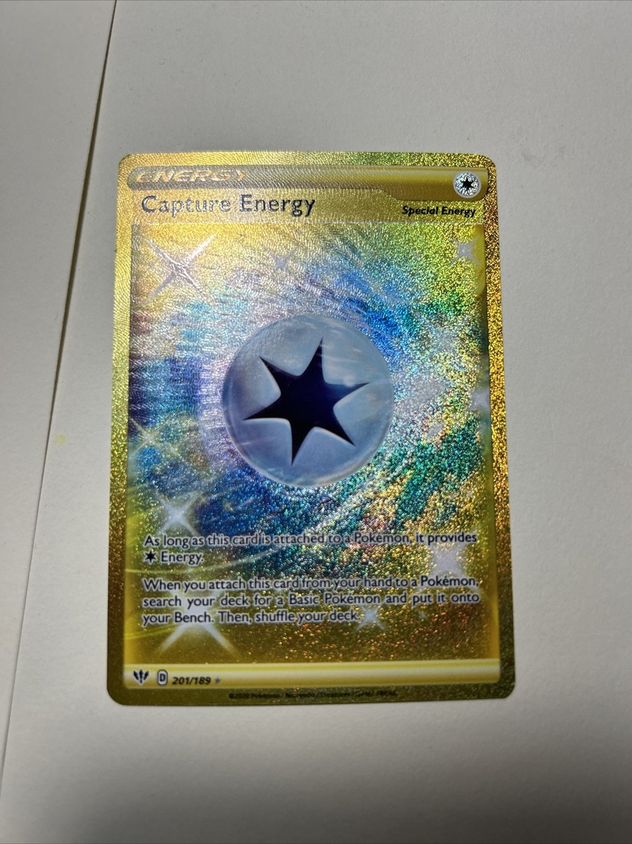 Pokémon Gold Energy Cards (2)