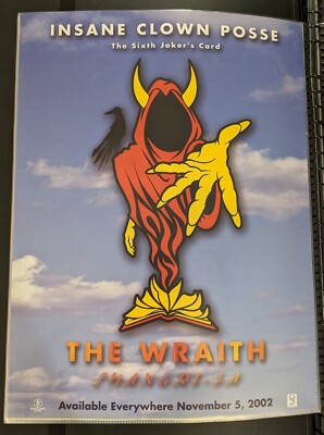 ICP The Wraith Shangri-La 18x24 Promo Poster Insane Clown Posse