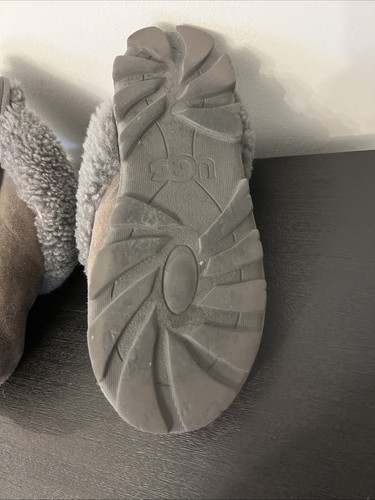 UGG Coquette Slippers Gray Women's Size 8 *Authentic! Inside Well Worn* - Picture 11 of 11