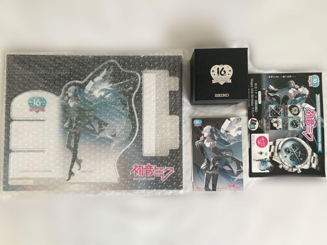 Hatsune Miku x Seiko Happy 16th Birthday Watch Limited w Hatsune Miku x Seiko Happy 16th Birthday Watch Limited w