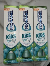 3x Sensodyne Pronamel Kids Toothpaste Bubble ...