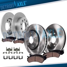 Front Rear Brake Rotors Ceramic Brake Pads Kit For 2003 - 2007 Hyundai Tiburon