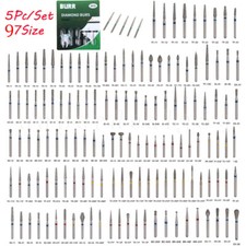 All Types Dental FG Diamond Burs for High Speed Handpiece Friction Grip 5pc/pack