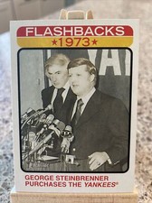 George Steinbrenner 2022 Topps Heritage Flashbacks 1973 #NF-11 New York Yankees