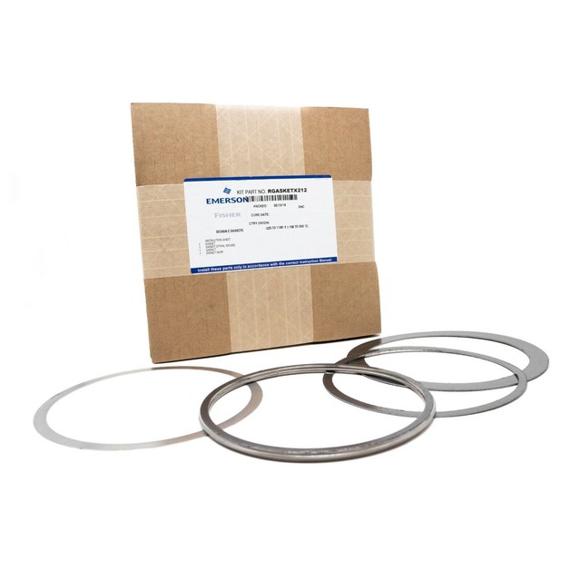 RGASKETX212 GASKET SET 4 E,ER&EZ 6 EA 6X4&8X4 EW, GRAPH/INCONEL, FISHER