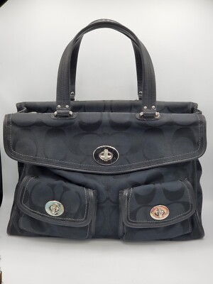 バッグ 1976 Coach Hampton Pabbled Leather Bag 1976 Coach Hampton Pabbled Leather Bag