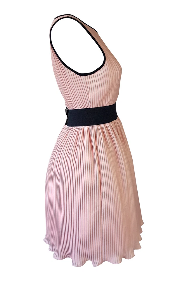 Mini vestido de cóctel plisado rosa para mujer bebé MANOUSH (38) Foto 2 de 3