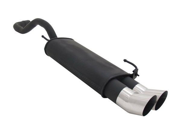 EndschalldäMpfer Auspuff VW Polo 6N/6N2 Ab 1994 Bis 2001 Auspuff 2X90Mm DTM-image