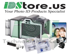 New FARGO HDP5000e Dual Side Complete Photo ID Card Printer System