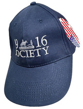 New Blue 1916 Society Adjustable Hat/Cap, Made in the USA! New w Tags