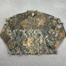 RealTree Jacket Adult Extra Large Brown Workwear Camo Hunting Ghillie Coat Men