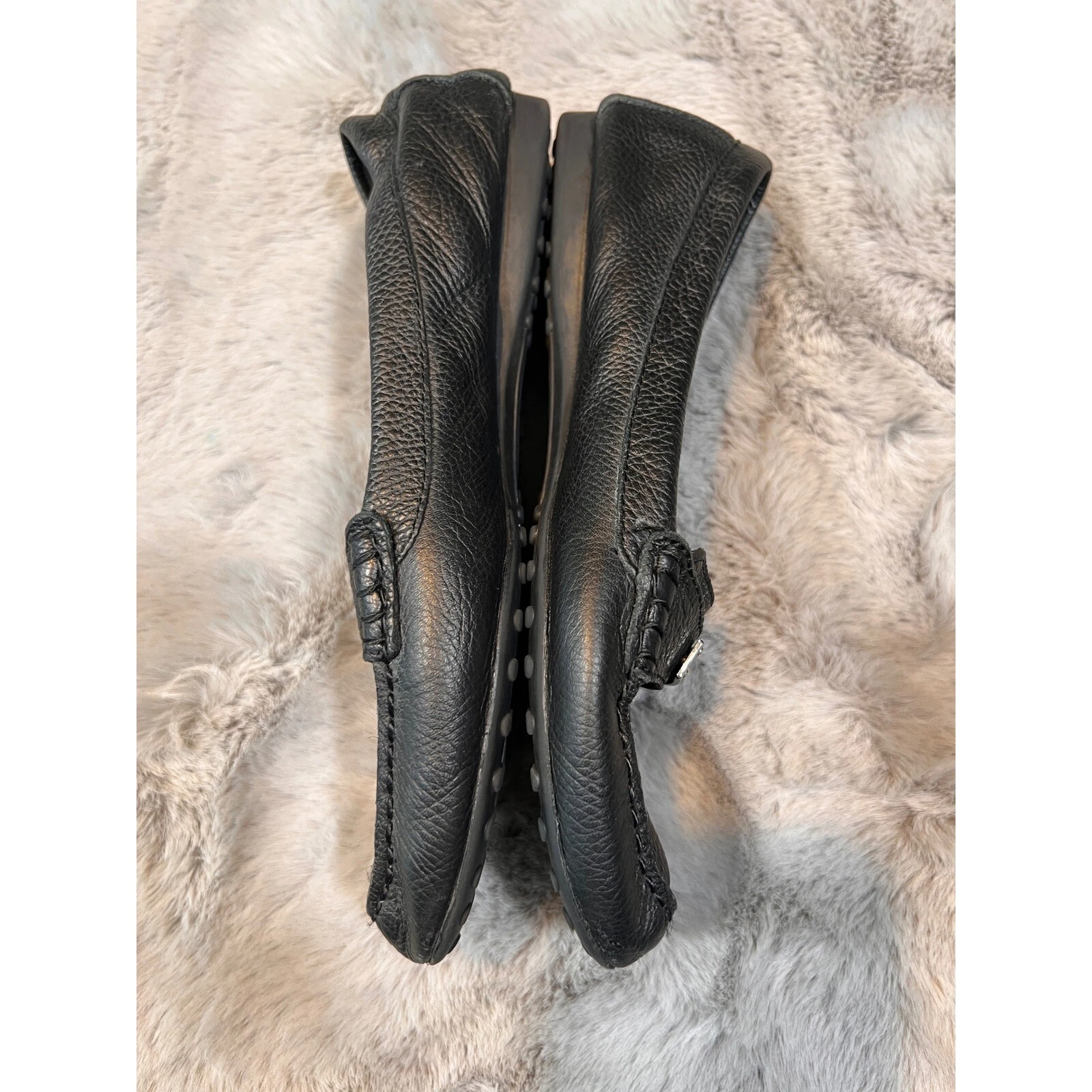 Mocassini Coach Fredrica in pelle nera scarpe eleganti comode 7 5 vestibilità come 8