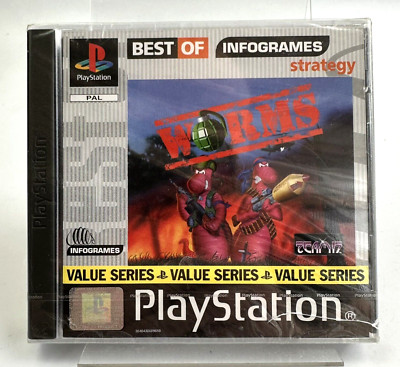 PS1 Worms, neu und Factory Sealed