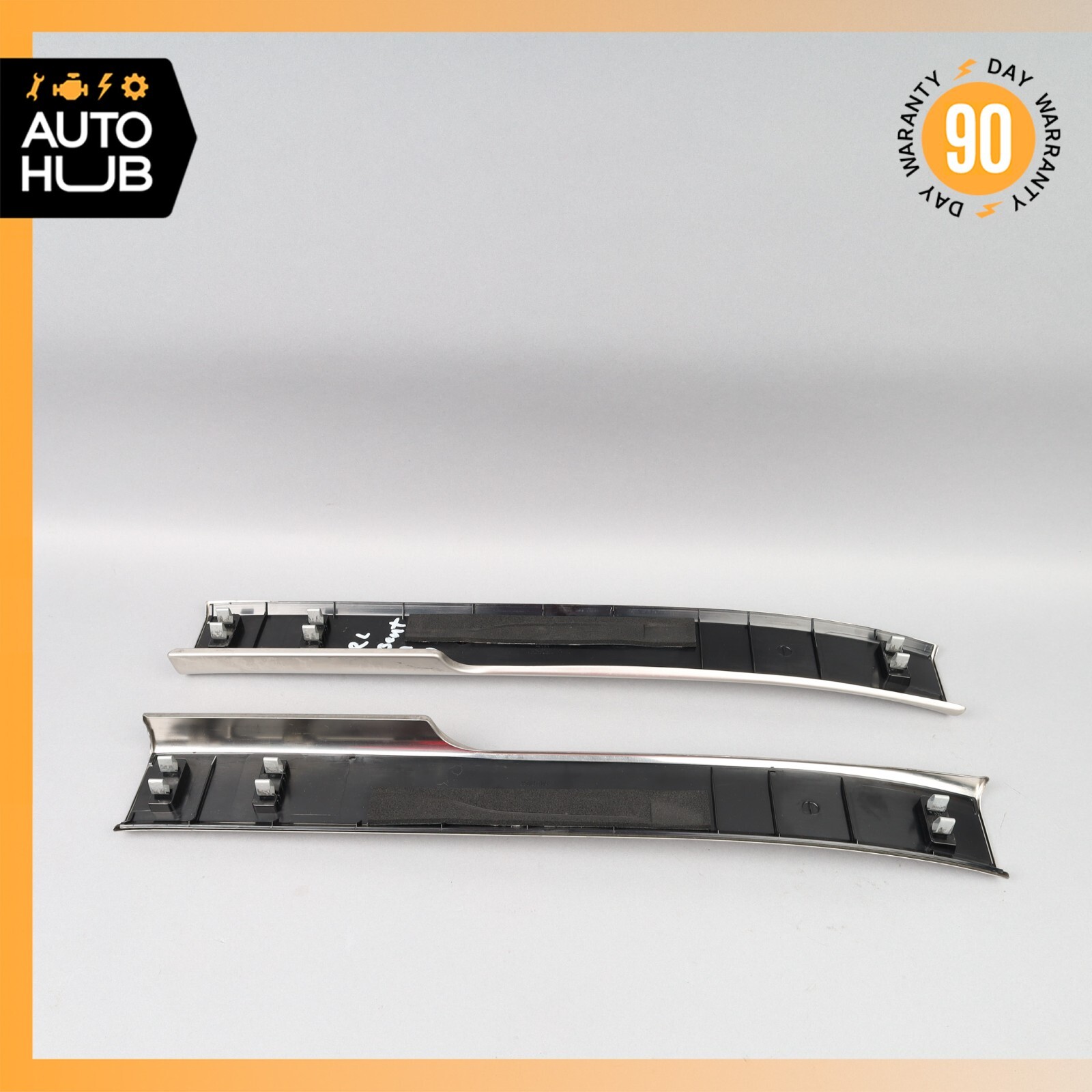 06-13 Bentley Continental Flying Spur Rear Left & Right Door Step Sill Set OEM