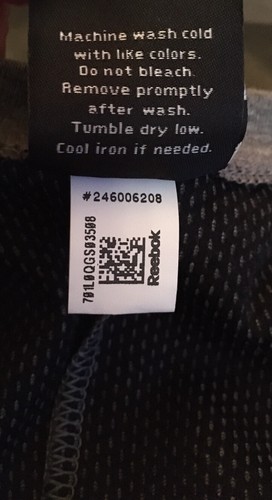 REEBOK Active Vibes Only Graphic Crewneck Long Sleeve Sweatshirt Lg. NEW - Picture 9 of 10