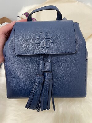 NWT AUTH Tory Burch Thea Mini Top Handle Leather Backpack  display picture 3