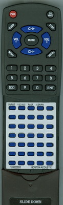 Replacement Remote for BOSTON ACOUSTICS SOUNDWARE XS 2.1, SWXSDCB