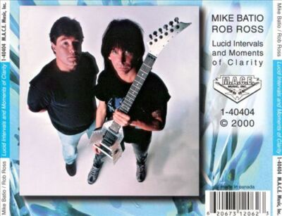 MICHAEL ANGELO BATIO - LUCID INTERVALS AND MOMENTS OF CLARITY NEW CD