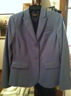 periwinkle blue wool coat