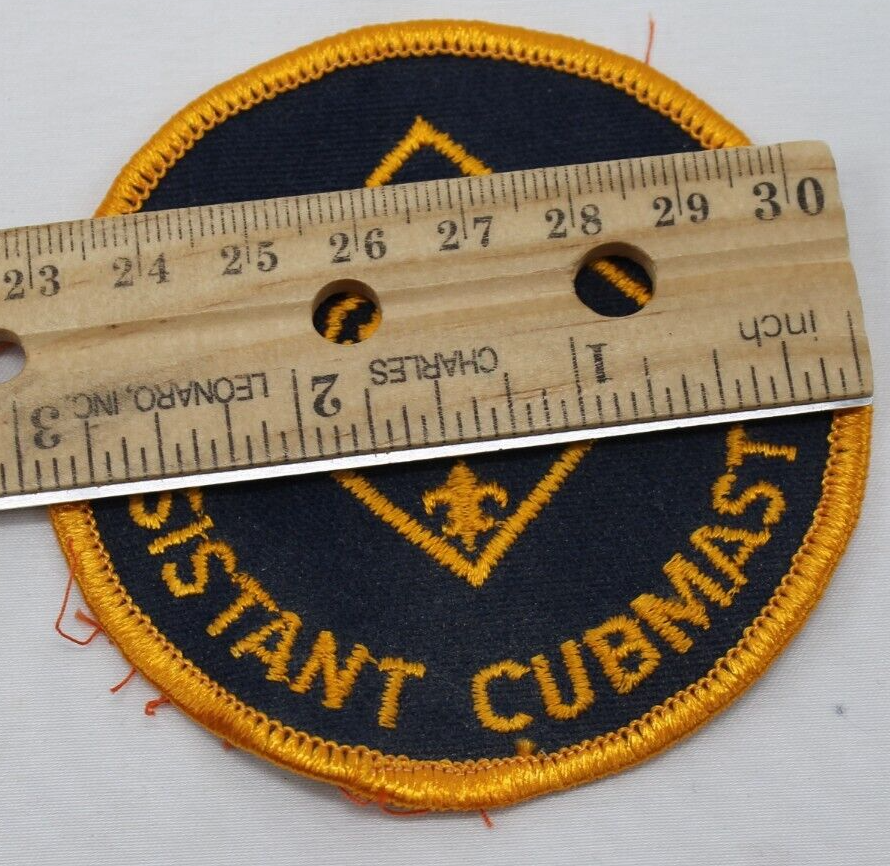 Cubmaster Position Patch Vtg Assistant Cubmaster Boy Scouts of America Patch 3