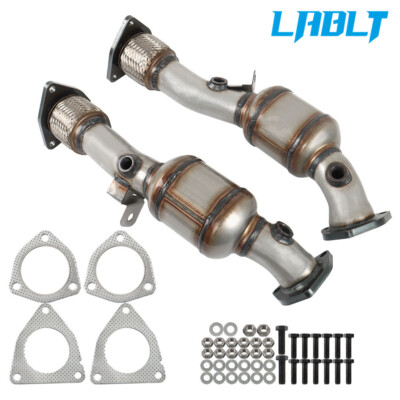 LABLT Front Catalytic Converter Left+Right Side For 2007-2010 Audi Q7 4.2L V8