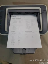 HP P1505N Printer CB413A COMPLETE! Ready-to-Print, New toner ,4519 total page