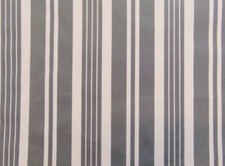 Outdoor Gray Multi Stripe awning Upholstery Waterproof Canvas fabric By Yard