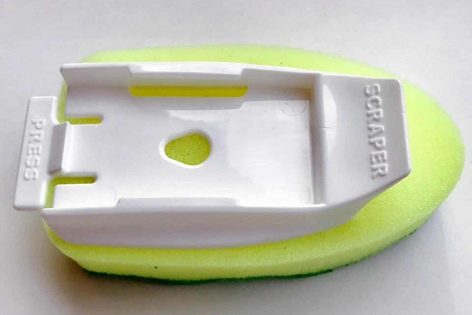 Recambios para varita de plato Libman Gentle-Touch 4 esponjas (2x2) sin arañazos • Hecho en EE. UU. Foto 3 de 3