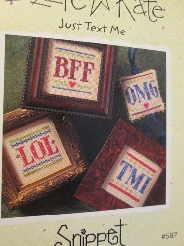 Lizzie Kate Snippet/Flip It/Quick It Cross Stitch CHART Your Choice - Picture 3 of 15