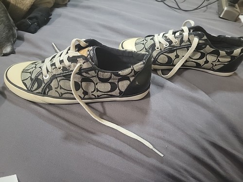 Coach Sneakers Black Women 8 - Picture 4 of 7
