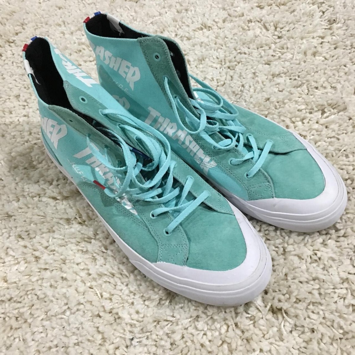 Huf classic hi x thrasher & huf classic lo HUF x THRASHER classic hi black white Size: 42.5 (27.5cm  main image 2