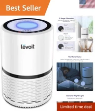 Air Purifiers for Home, High Efficient Filter for Smoke, Dust and Pollen in B...