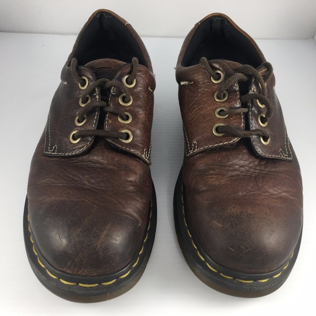 Dr. Doc Martens Boston Men US 10 Brown Leather Derby Shoes J29 eBay