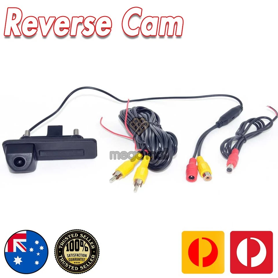 Trunk Handle Rearview Reverse Camera Fit For Skoda Yeti VW Touran Golf 5 Audi A1 - Image 4 of 4