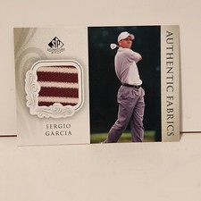 Sergio Garcia 2004 Upper Deck SP Signature Golf Tournament-Worn Shirt #AF-SG