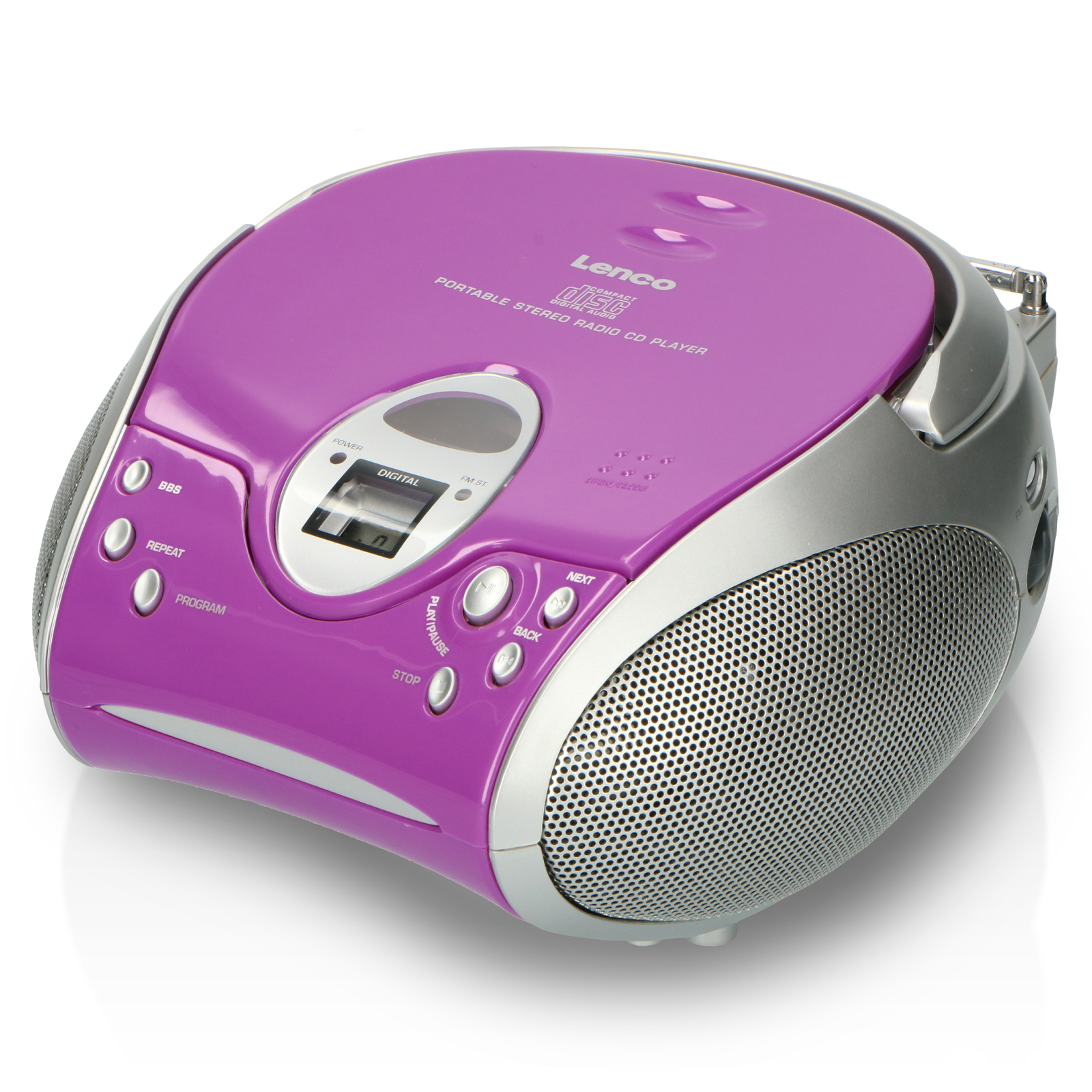 Thumbnail - Lenco Scd-24 Purple - Tragbares Fm-radio - Cd-player -