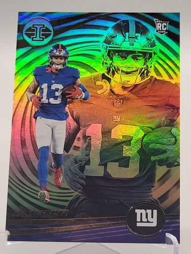 2023 PANINI ILLUSIONS JALIN HYATT HOBBY BOX ROOKIE FOOTBALL CARD GIANTS NFL