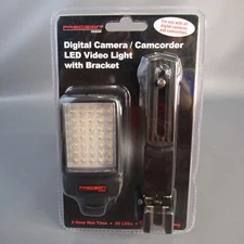 Precision Design Digital Camera Camcorder LED Video Light with Bracket NEW