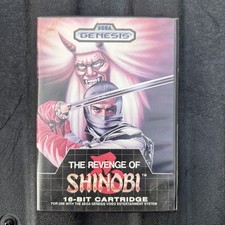 The Revenge of Shinobi Sega Genesis, 1989 CIB Complete w. Manual - Tested