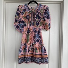 Farm Rio Women's Multi and Pink Dress