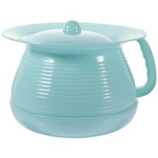 Portable Enamel Spittoon Toilet for Women Chamber Pot with Lid – Plastic