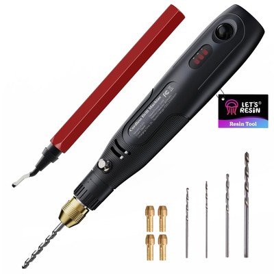 Cordless Resin Drill: 3-Speed Adjustment Rechargeable