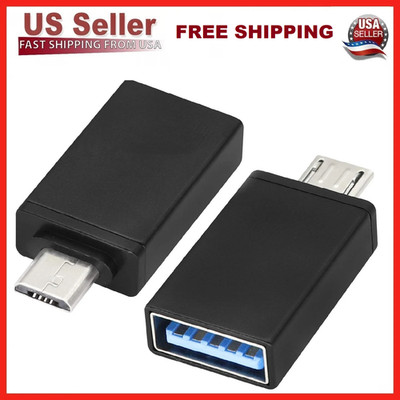 LOT Durable Micro USB OTG Host Adapter Male to 3.0 Female For Android Tablet 